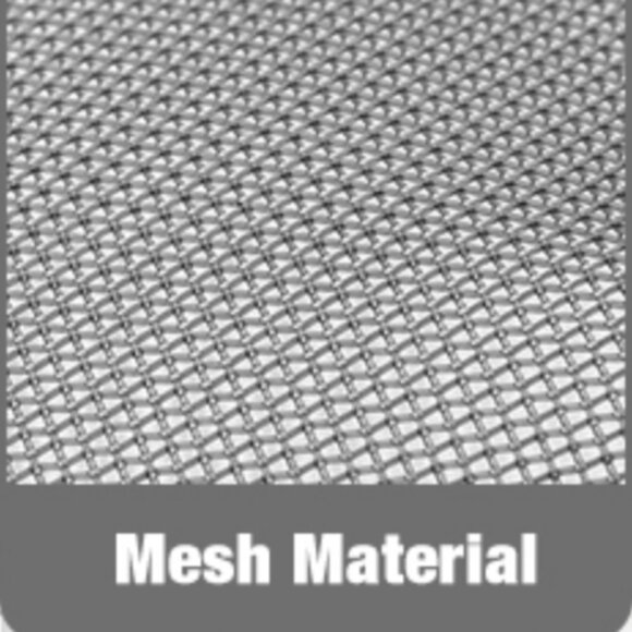 Zippered Square Mesh Cosmetic Bag or Coin Purse, 2 pcs  | 1 Black, 1 Grey - Picture 6 of 15